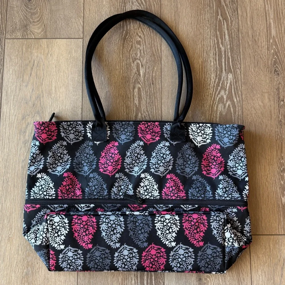 Vera Bradley Northern Lights Lighten Up Expandable Tote NWOT - Picture 4 of 8